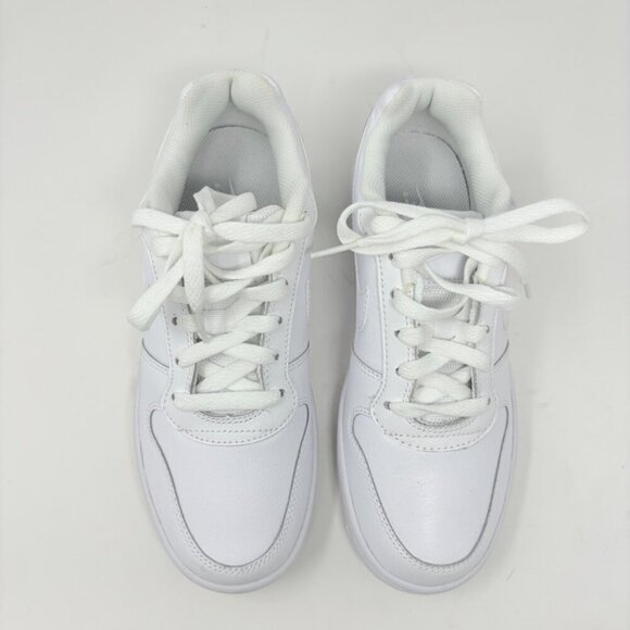 Nike Ebernon Low‎ Sneaker Shoe Triple White Size 7 - Picture 4 of 9